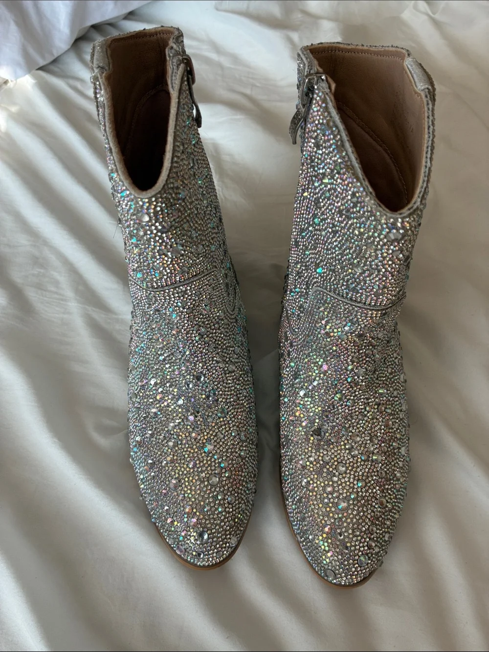 Sparkly Badgley Mischka cowgirl  Boot